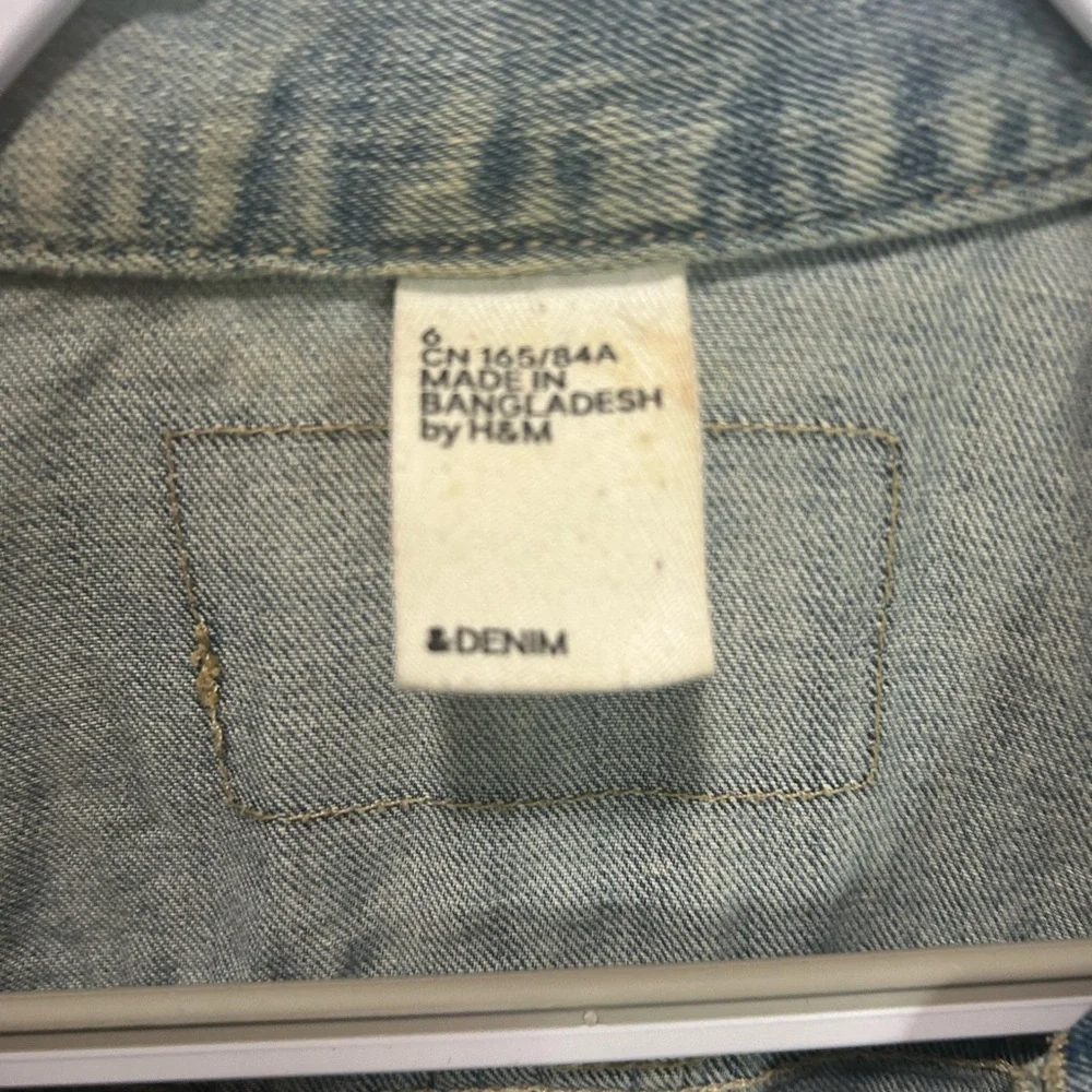 Washed Denim Jacket by H&M size 6 - Picture 8 of 8